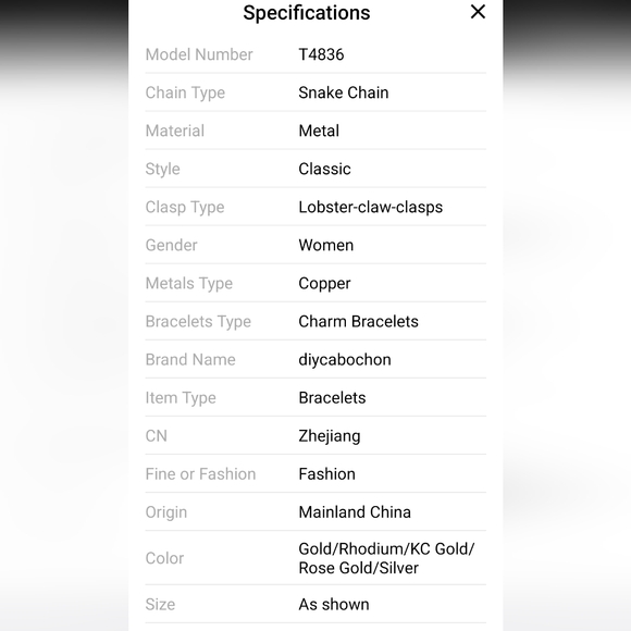 Silver Heart Charm Bracelet - Picture 8 of 8